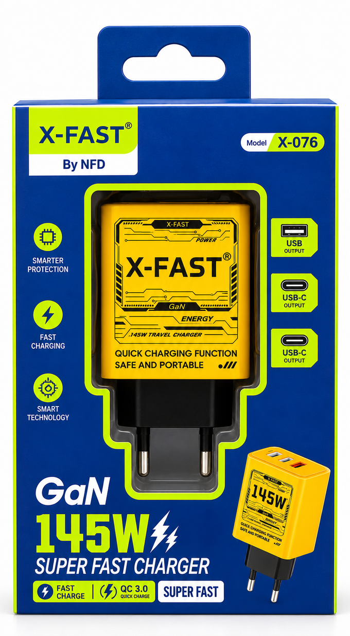 شاحن 145 وات - x-fast
