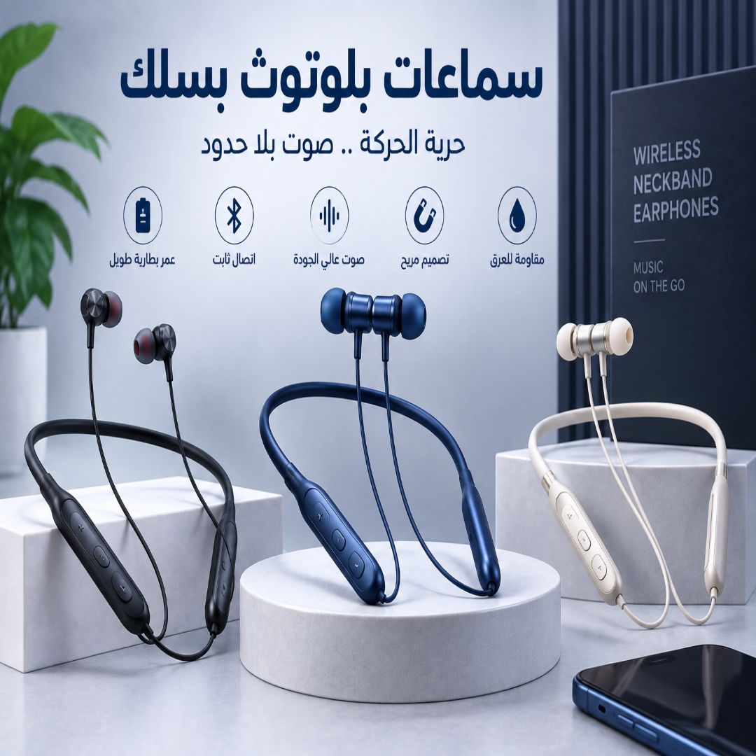 سماعات بلوتوث سلك