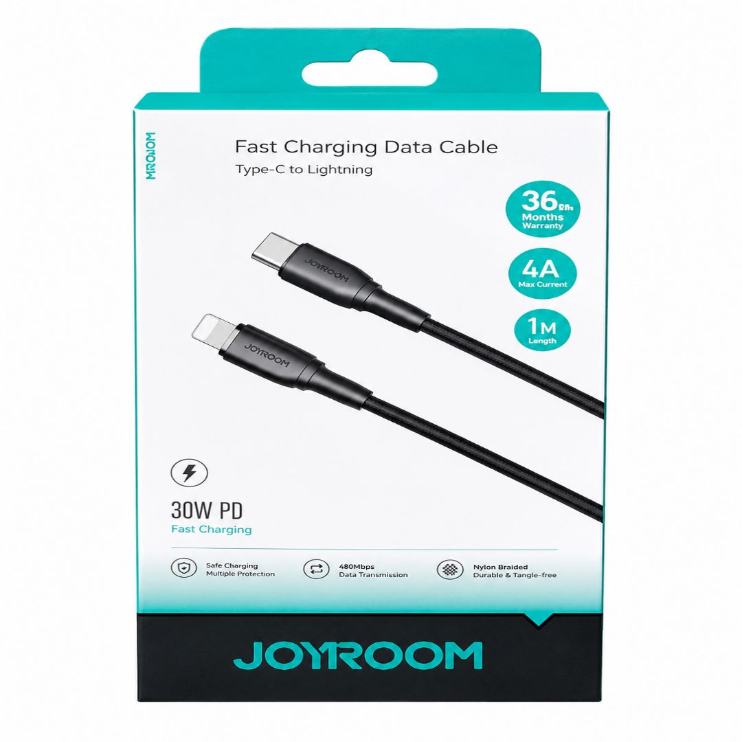 كابل جيروم A11 ايفون ف تايب اصلي  30w