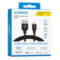 كابل انكر ٢ متر قماش usb 100w