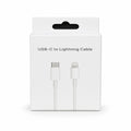 كابل ايفون bd ايفون فتايب سي باكت ابيض (USB-C to Lightning Cable