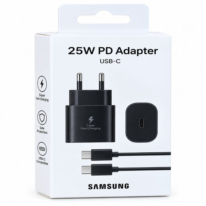 شاحن سامسونج 25w ثنائي فاست شارج