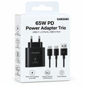 شاحن سامسونج 65w  فيه مخرجين bd ومخرج usb