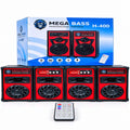 صب 4 بوصة فردتين بلوتوث Mega Bass H400