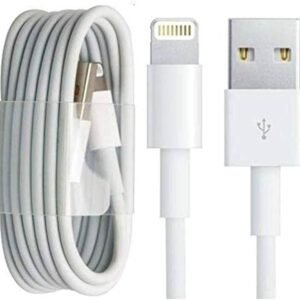 كابل Apveen Lightning بطول 1 م – شحن سريع متوافق مع آيفون من s6 حتى iPhone 14 Pro Max.