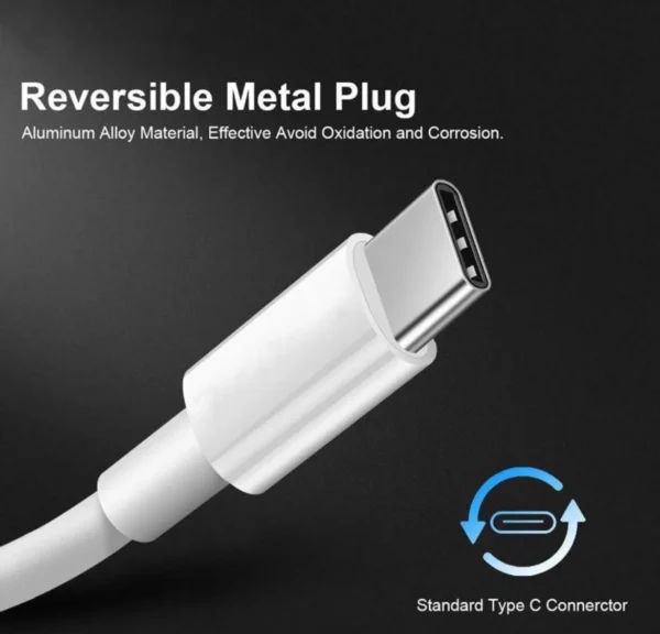 كابل Denmen USB إلى Type-C للشحن السريع ونقل البيانات – طول 100 سم - Image 5