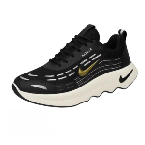Nike Air Max Gold Swoosh Sneaker - كوتشي نايكي اير ماكس بخط ذهبي